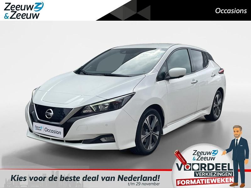 Wit Gebruikt 2020 Nissan Leaf 360º Hatchback | € 11.995 (Eerlijke prijs) - Afbeelding 1/3