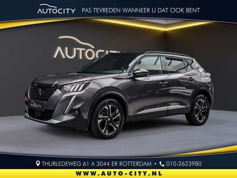 Grijs, metallic lak Gebruikt 2022 Peugeot 2008 GT-line SUV | € 22.950 (Eerlijke prijs) - Afbeelding 1/4