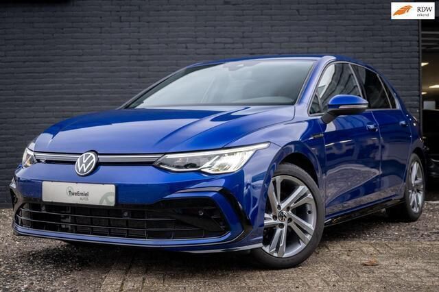 Blauw Gebruikt 2022 VW Golf VIII R-line Hatchback | € 21.995 (Super prijs) - Afbeelding 1/4