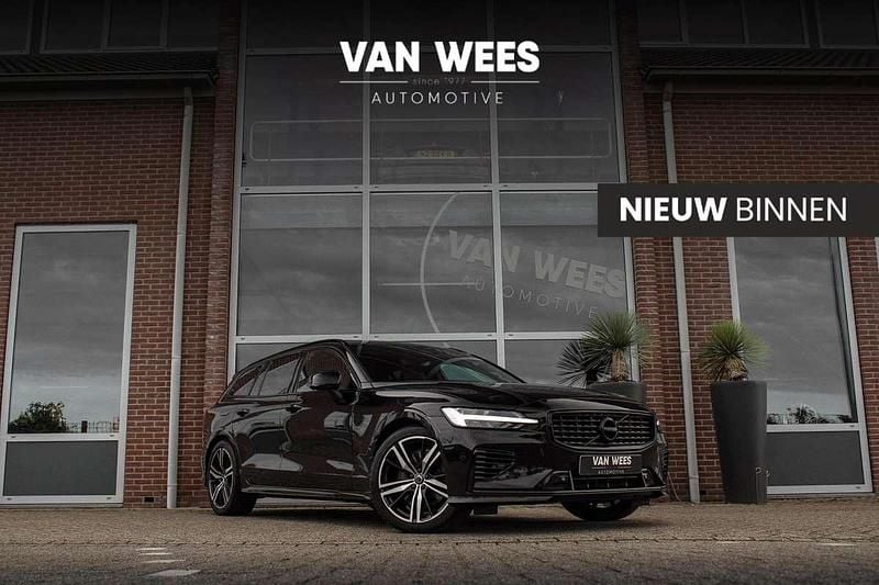 Zwart Gebruikt 2021 Volvo V60 R-Design Stationwagen | € 24.450 (Eerlijke prijs) - Afbeelding 1/3