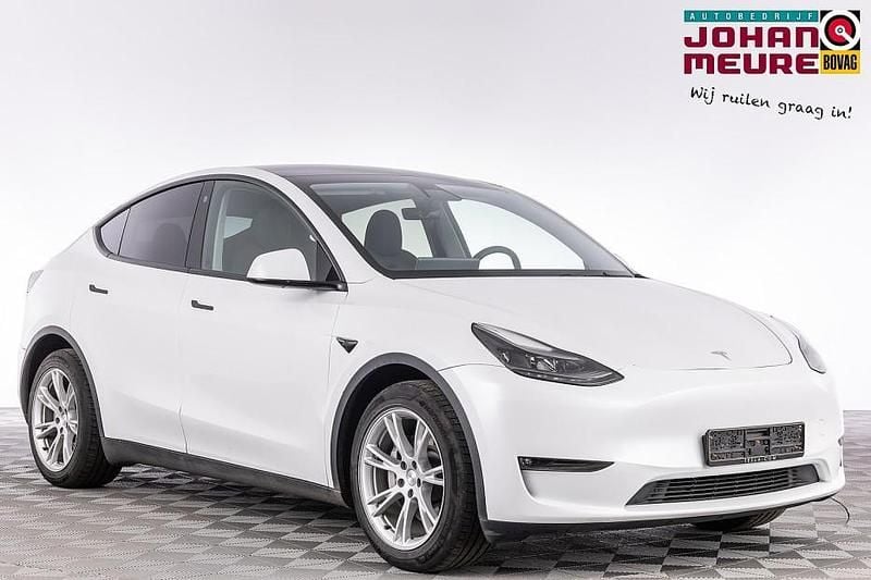 Wit Gebruikt 2023 Tesla Model Y Long Range AWD SUV | € 38.900 (Eerlijke prijs) - Afbeelding 1/4
