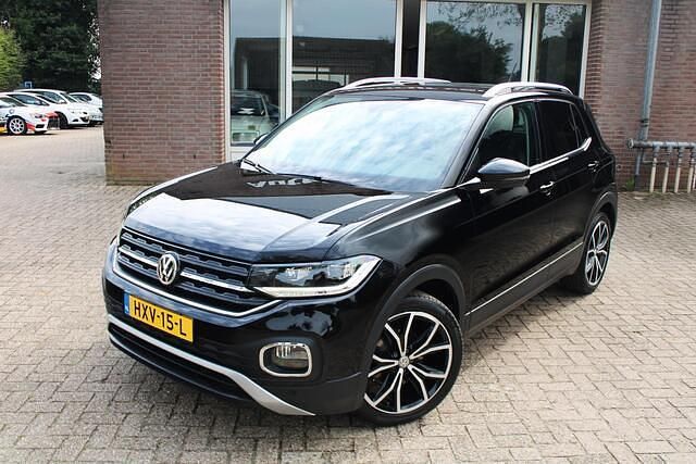 Zwart Gebruikt 2019 VW T-Cross SUV | € 21.750 (Eerlijke prijs) - Afbeelding 1/4