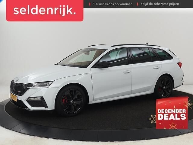 Wit Occasion 2021 Skoda Octavia RS Stationwagen | € 27.400 (Goede deal) - Afbeelding 1/4