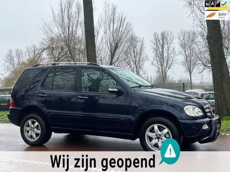 Blauw Gebruikt 2004 Mercedes ML350 Edition SUV | € 4.499 (Eerlijke prijs) - Afbeelding 1/4