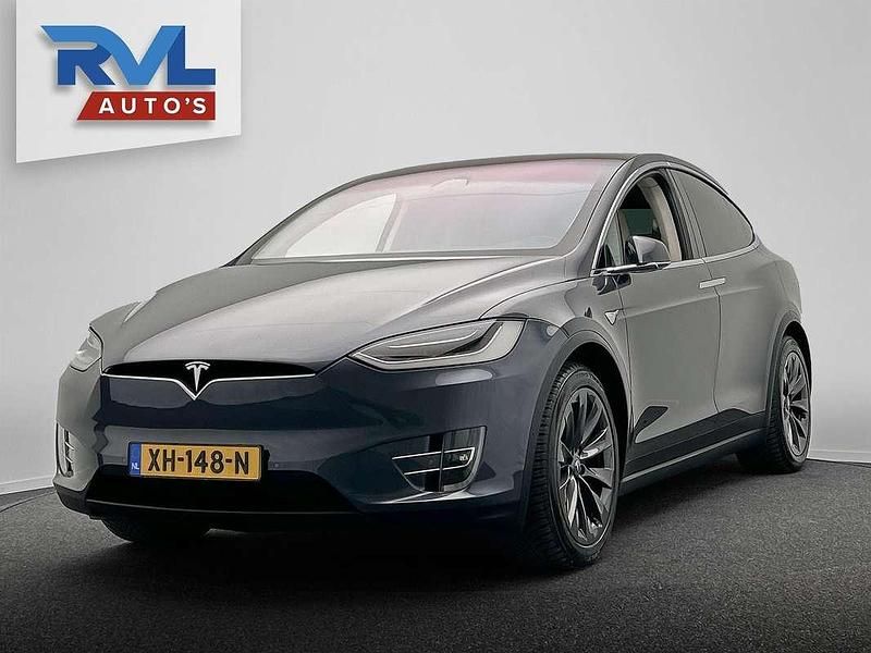 Grijs Gebruikt 2018 Tesla Model X SUV | € 25.950 (Goede deal) - Afbeelding 1/4