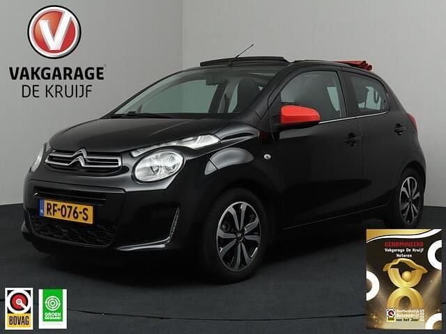 Zwart Gebruikt 2017 Citroën C1 PureTech Hatchback | € 7.900 (Goede deal) - Afbeelding 1/4