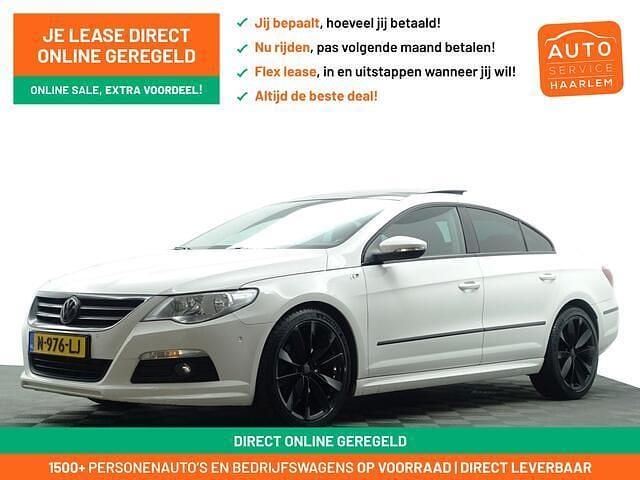 Wit metallic Gebruikt 2010 VW Passat R-line Plus Sedan | € 5.900 (Eerlijke prijs) - Afbeelding 1/4