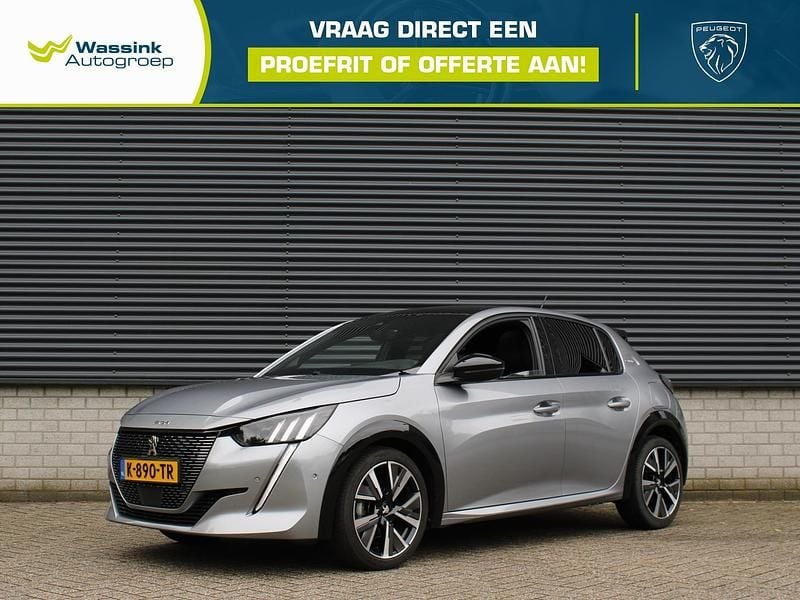 Grijs Gebruikt 2021 Peugeot 208 GT-line Hatchback | € 19.340 (Eerlijke prijs) - Afbeelding 1/4
