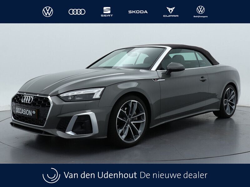 Grijs Gebruikt 2024 Audi A5 Cabriolet S-Line Cabriolet | € 59.990 - Afbeelding 1/4