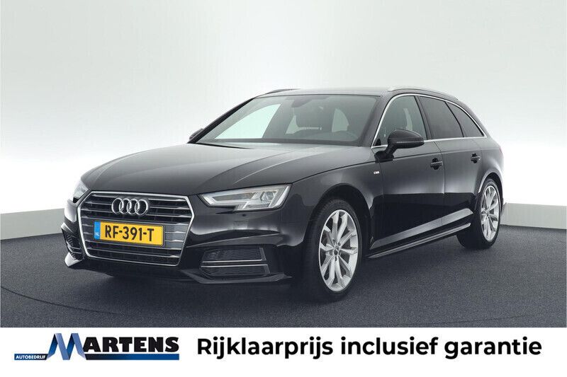 Zwart Gebruikt 2017 Audi A4 S-Line Stationwagen | € 21.949 (Duur) - Afbeelding 1/4