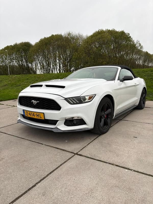 Wit Gebruikt 2017 Ford Mustang Convertible Cabriolet | € 25.750 - Afbeelding 1/4