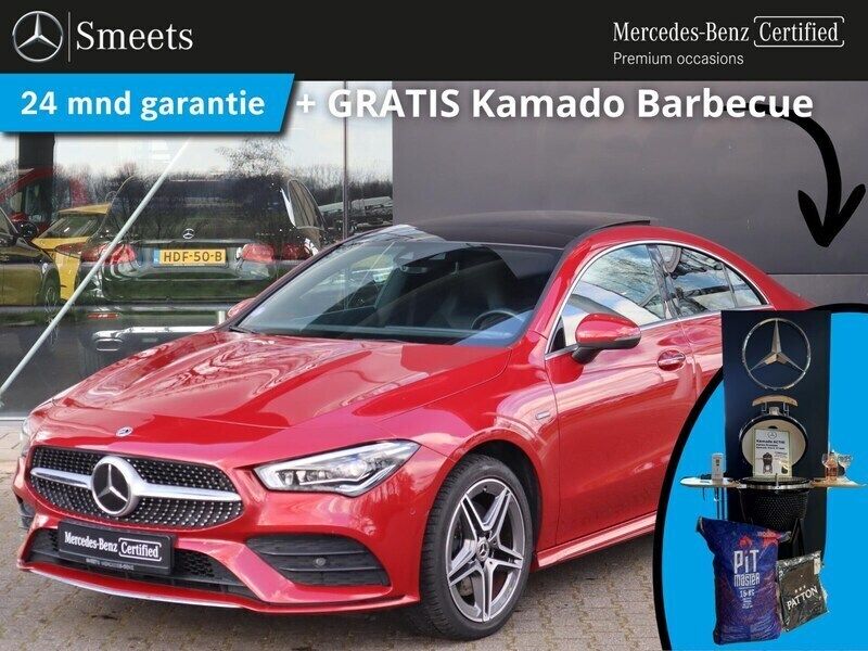 Rood Gebruikt 2020 Mercedes CLA250 AMG line Sedan | € 34.555 (Duur) - Afbeelding 1/4