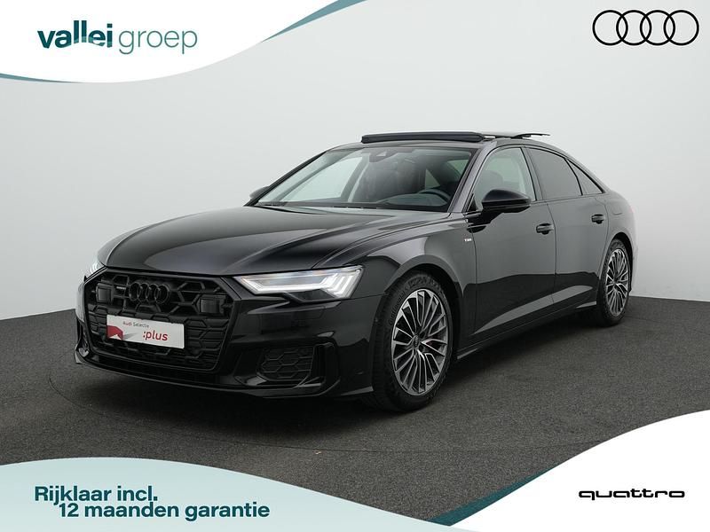 Zwart Gebruikt 2024 Audi A6 S-Line Stationwagen | € 57.900 (Iets duurder) - Afbeelding 1/4
