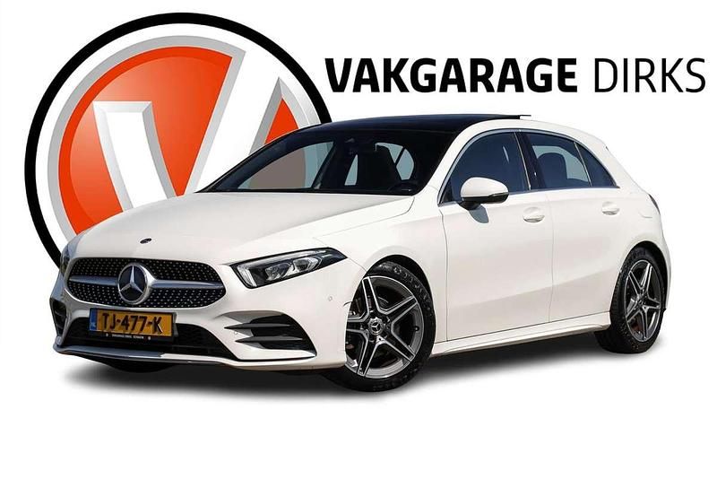 Wit Gebruikt 2018 Mercedes A200 AMG Hatchback | € 25.890 (Iets duurder) - Afbeelding 1/3