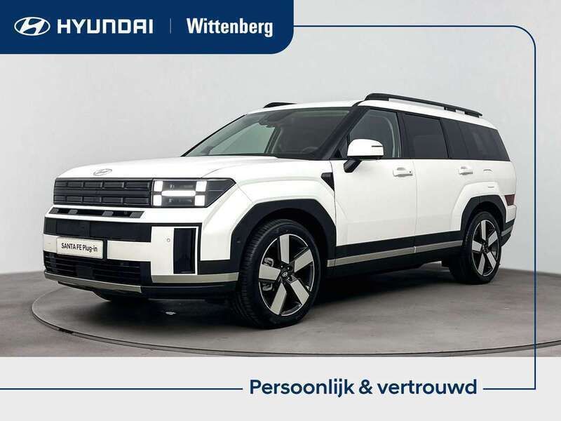 Wit Nieuw 2024 Hyundai Santa Fe Premium SUV | € 65.590 (Eerlijke prijs) - Afbeelding 1/4