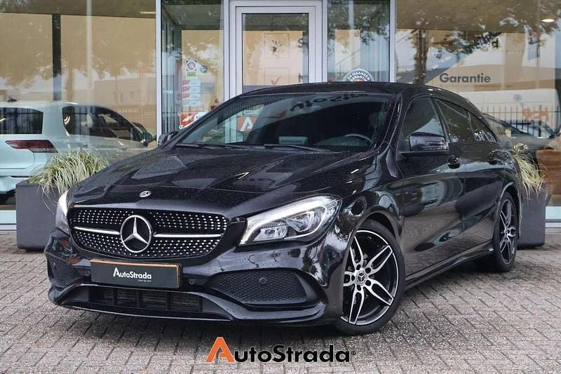 Zwart Gebruikt 2019 Mercedes CLA180 Shooting Brake AMG line Stationwagen | € 21.700 (Eerlijke prijs) - Afbeelding 1/4