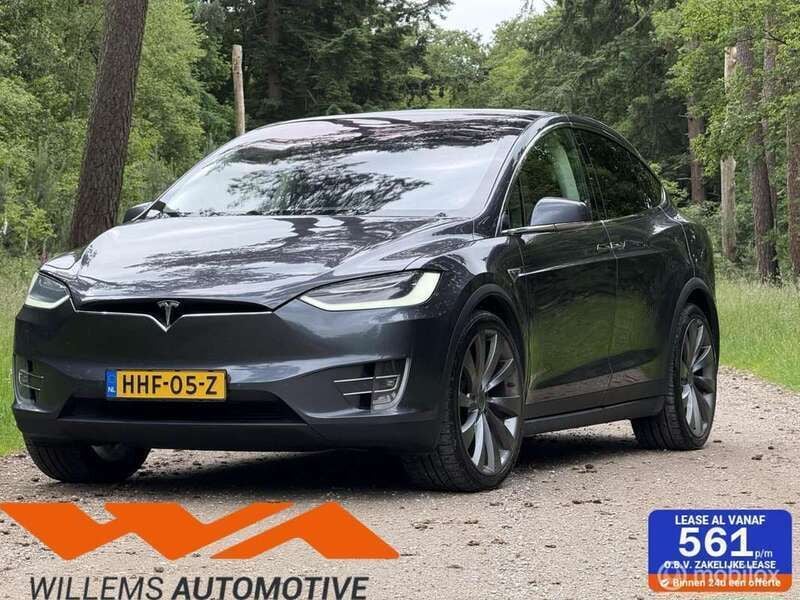 Grijs Gebruikt 2016 Tesla Model X SUV | € 34.999 (Goede deal) - Afbeelding 1/4