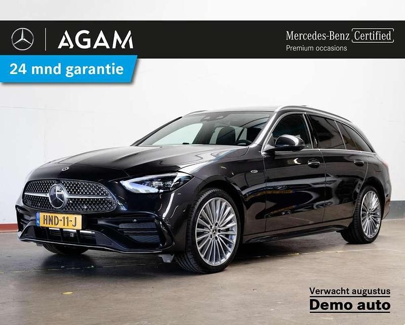 Grijs Gebruikt 2025 Mercedes C300e Business Stationwagen | € 60.950 (Duur) - Afbeelding 1/4
