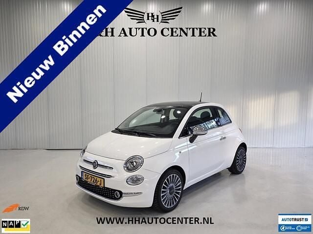 Wit Gebruikt 2018 Fiat 500 Lounge Hatchback | € 8.500 (Goede deal) - Afbeelding 1/4