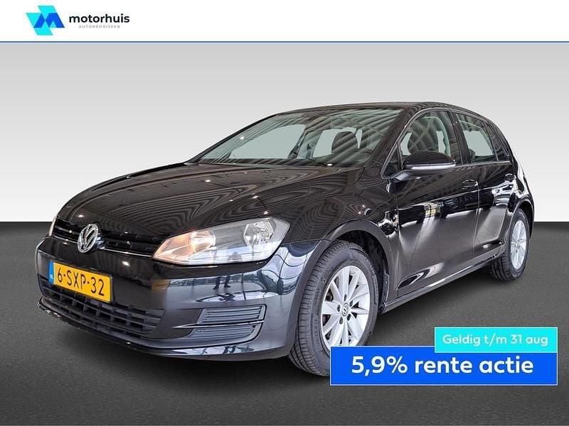 Zwart Gebruikt 2014 VW Golf VII Comfortline Hatchback | € 11.740 (Goede deal) - Afbeelding 1/4