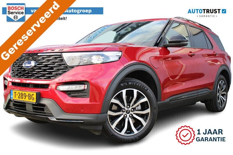 Rood Gebruikt 2023 Ford Explorer ST-Line SUV | € 64.450 (Eerlijke prijs) - Afbeelding 1/4