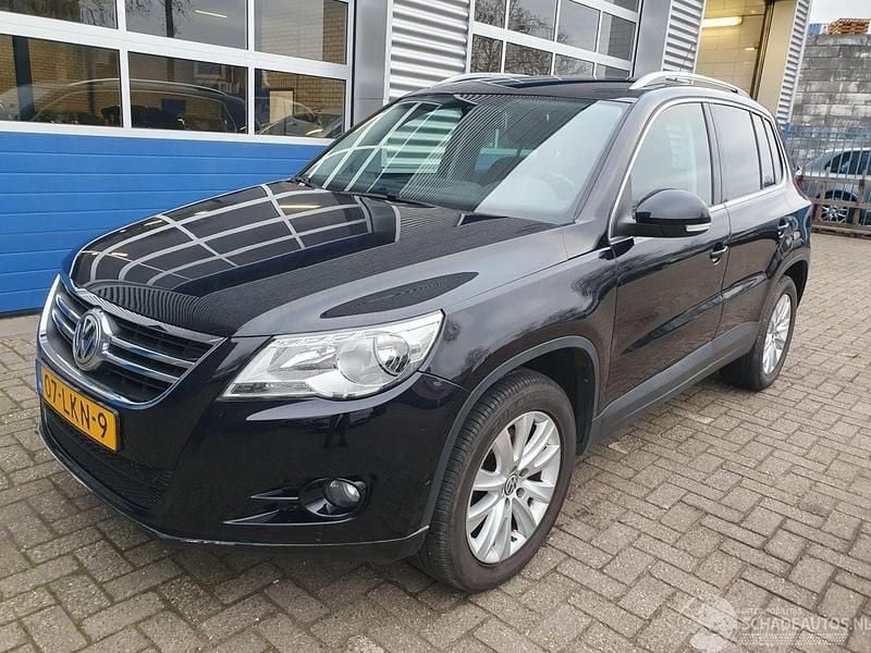 Zwart Gebruikt 2010 VW Tiguan Sport SUV | € 5.750 (Super prijs) - Afbeelding 1/4