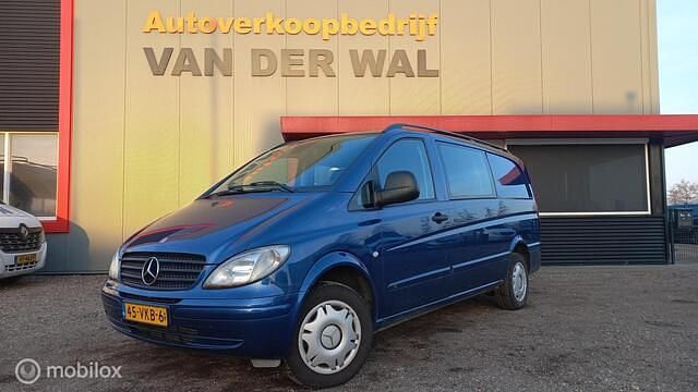 Blauw Occasion 2007 Mercedes Vito Van | € 6.500 (Eerlijke prijs) - Afbeelding 1/4