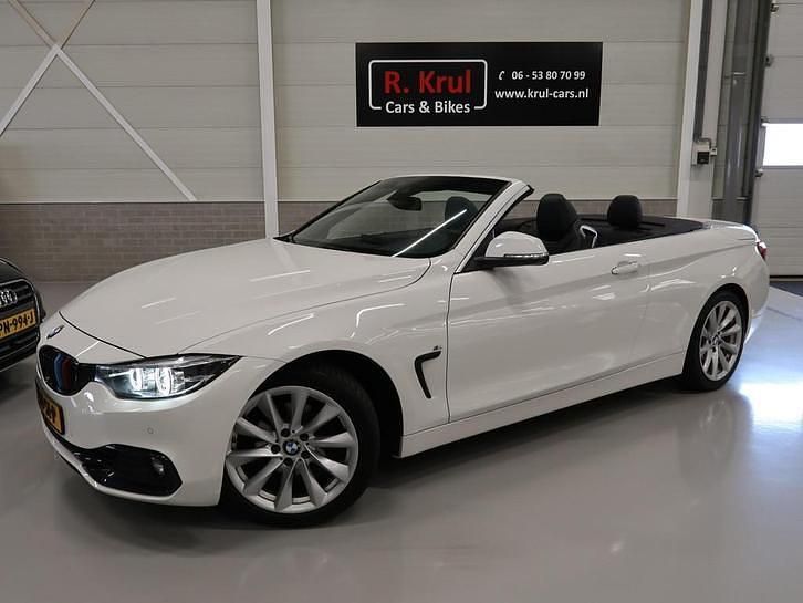 Wit Gebruikt 2019 BMW 420 Sport Line Cabriolet | € 34.950 (Eerlijke prijs) - Afbeelding 1/4