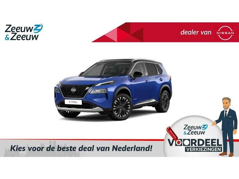 Caspian blue / zwart dak Nieuw 2025 Nissan X-Trail Tekna+ SUV | € 59.675 (Eerlijke prijs) - Afbeelding 1/4