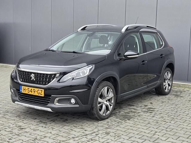 Zwart Occasion 2019 Peugeot 2008 Allure SUV | € 9.700 (Super prijs) - Afbeelding 1/3