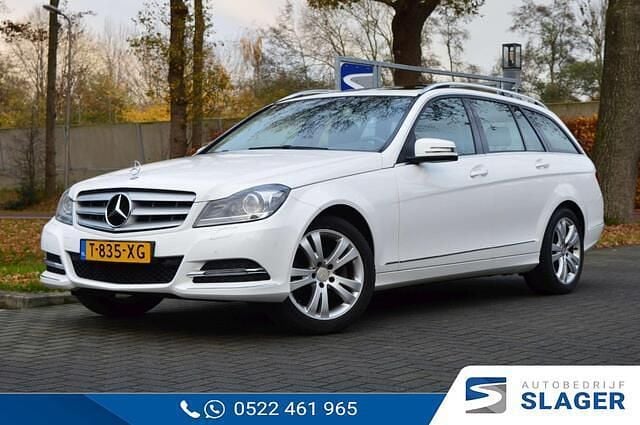 Wit Gebruikt 2013 Mercedes C180 Ambition Stationwagen | € 11.950 (Eerlijke prijs) - Afbeelding 1/4