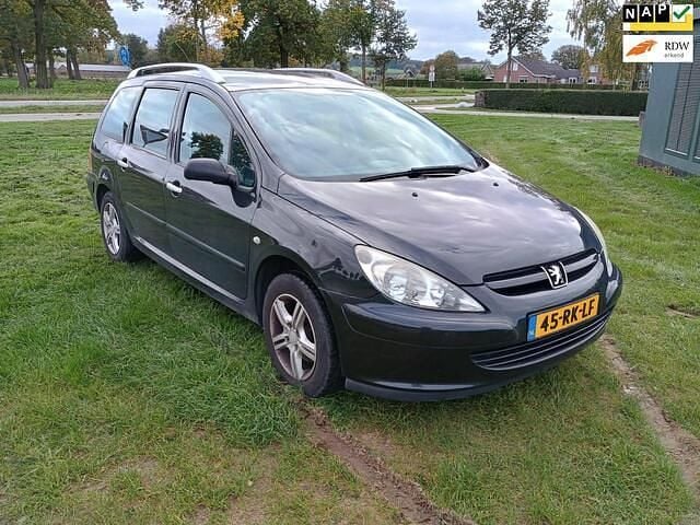 Zwart Gebruikt 2005 Peugeot 307 Stationwagen | € 1.250 (Goede deal) - Afbeelding 1/4