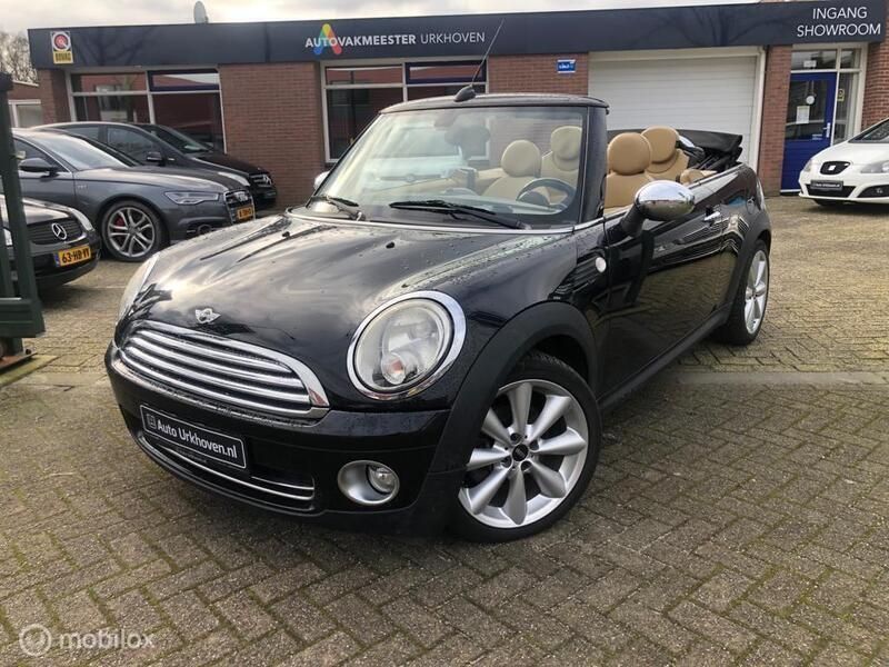 Zwart Gebruikt 2009 Mini Cooper Cabriolet Pepper Cabriolet | € 8.999 (Iets duurder) - Afbeelding 1/4