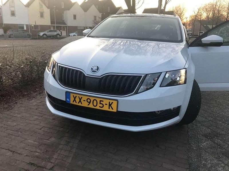 Wit Gebruikt 2017 Skoda Octavia G-TEC Stationwagen | € 5.000 - Afbeelding 1/2