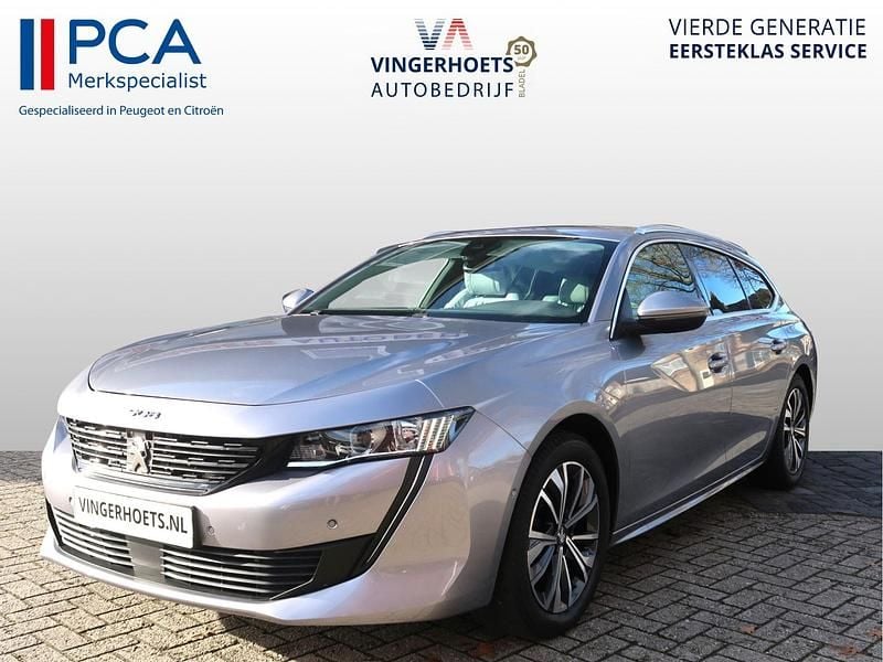 Grijs Gebruikt 2019 Peugeot 508 Allure Stationwagen | € 19.900 (Eerlijke prijs) - Afbeelding 1/4