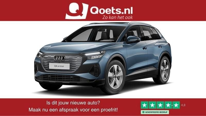 Blauw (metallic) Occasion 2023 Audi Q4 e-tron Advanced SUV | € 39.950 (Goede deal) - Afbeelding 1/4
