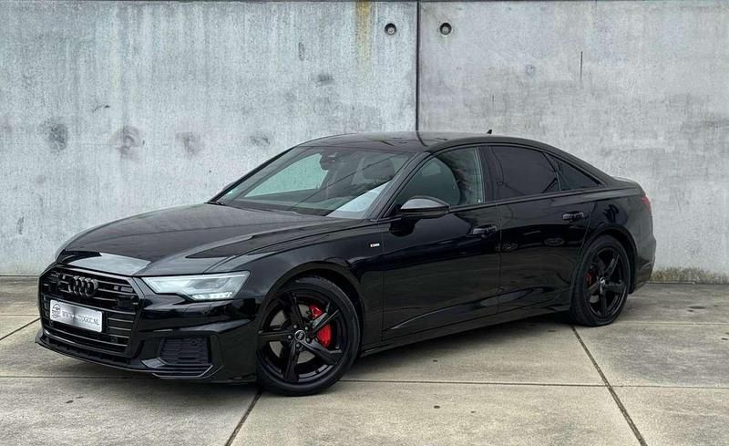 Zwart Gebruikt 2020 Audi A6 S-Line Sedan | € 34.950 (Super prijs) - Afbeelding 1/3