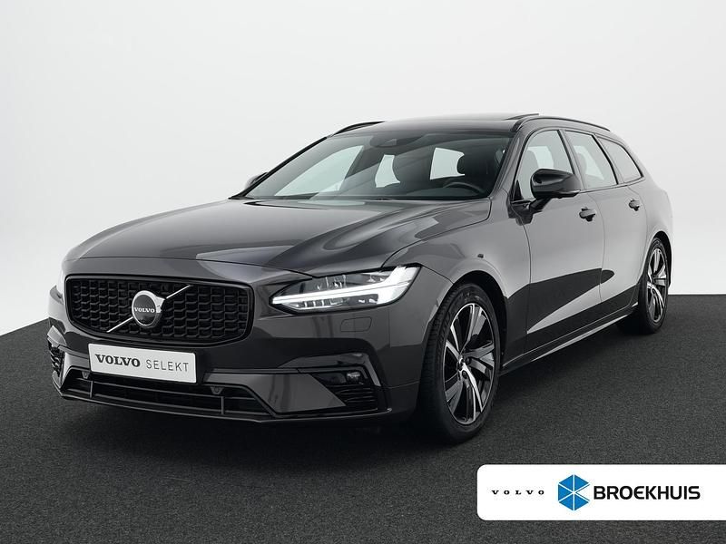 Grijs Gebruikt 2021 Volvo V90 R-Design Stationwagen | € 34.895 (Eerlijke prijs) - Afbeelding 1/4