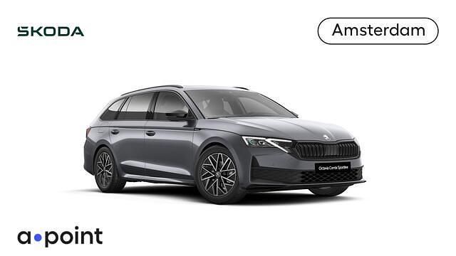 Grijs Nieuw 2025 Skoda Octavia SportLine Stationwagen | € 46.733 (Eerlijke prijs) - Afbeelding 1/4