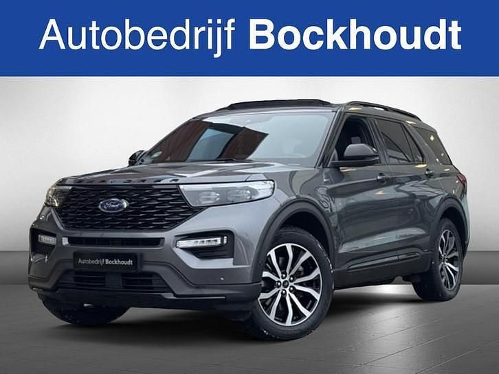 Grijs (metallic) Occasion 2021 Ford Explorer ST-Line SUV | € 45.900 (Eerlijke prijs) - Afbeelding 1/4