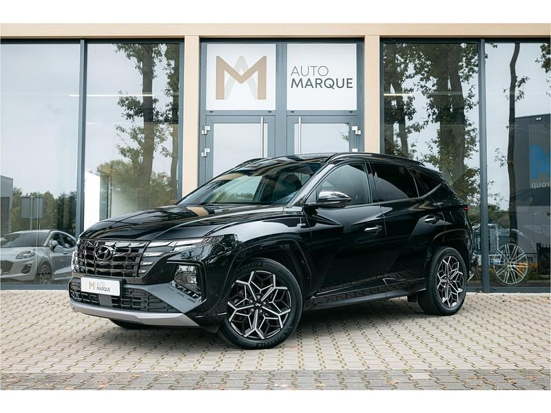 Zwart Gebruikt 2021 Hyundai Tucson N Line SUV | € 24.695 (Eerlijke prijs) - Afbeelding 1/4