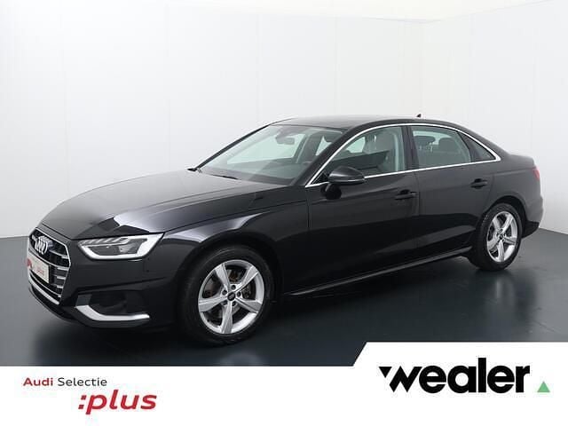 Zwart (metallic) Occasion 2023 Audi A4 Advanced Sedan | € 29.840 (Goede deal) - Afbeelding 1/4