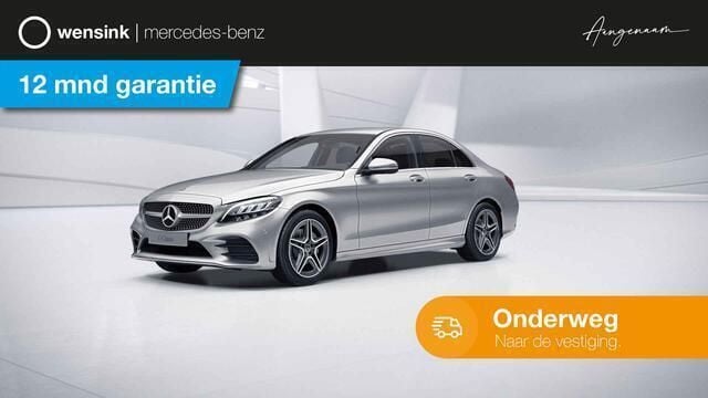 Grijs Gebruikt 2018 Mercedes C200 Premium Plus Sedan | € 26.350 (Eerlijke prijs) - Afbeelding 1/4