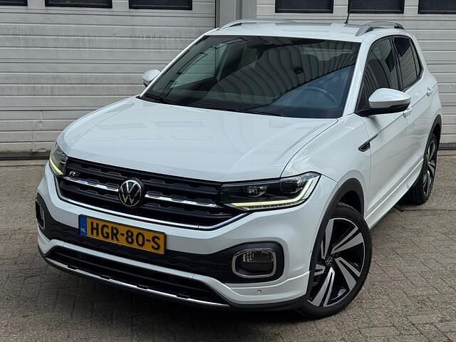 Wit, metallic lak Gebruikt 2020 VW T-Cross R-line SUV | € 22.800 (Eerlijke prijs) - Afbeelding 1/4