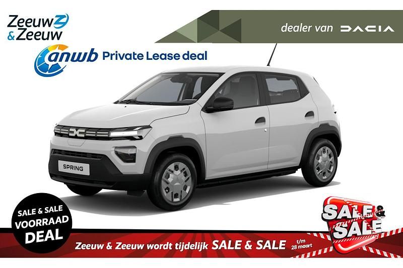 Nieuw Dacia Spring Essentiel 2026 Blanc kaolin qpa Hatchback