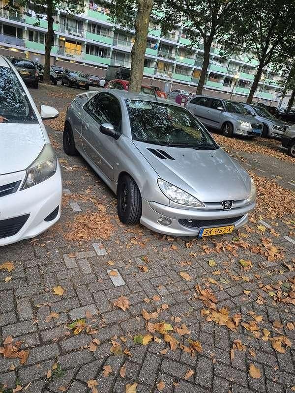 Grijs Gebruikt 2004 Peugeot 206 Cabriolet | € 1.650 (Eerlijke prijs) - Afbeelding 1/4