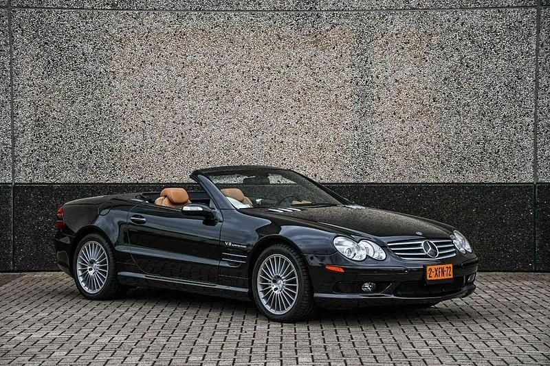 Zwart Gebruikt 2004 Mercedes SL55 AMG AMG Cabriolet | € 46.650 - Afbeelding 1/4