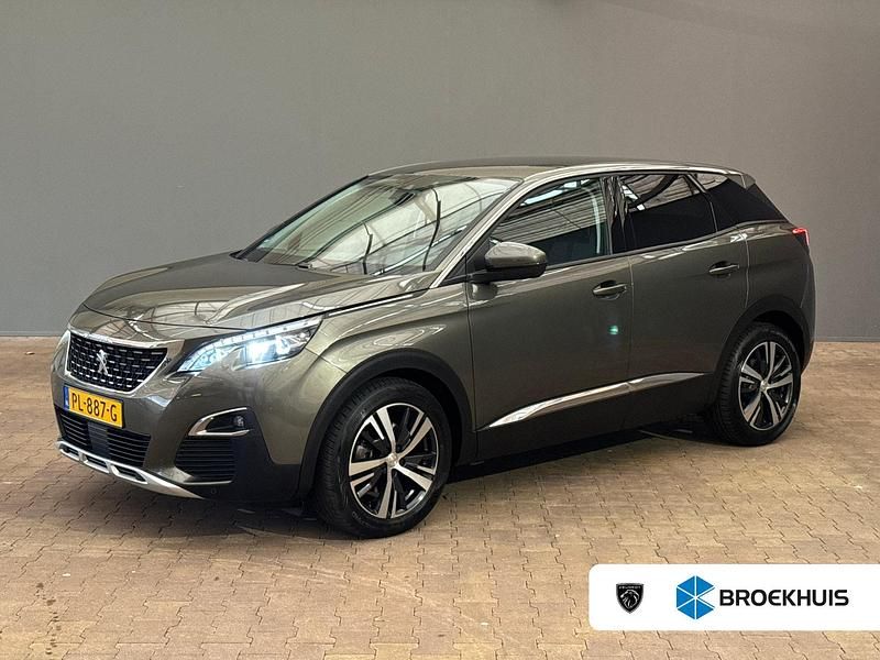 Grijs Gebruikt 2017 Peugeot 3008 Allure SUV | € 16.900 (Eerlijke prijs) - Afbeelding 1/4