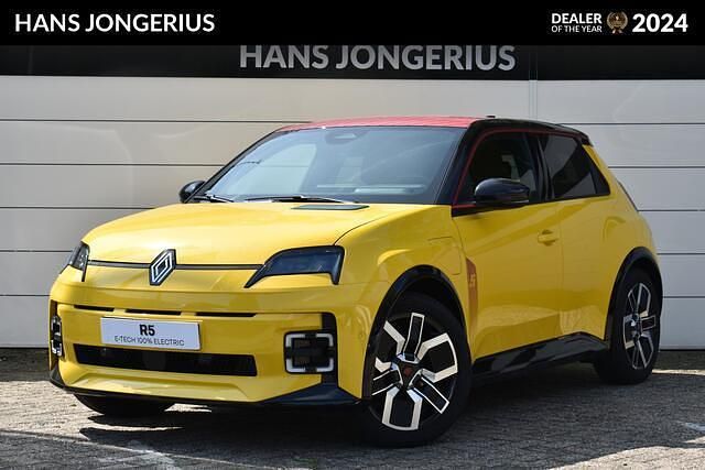 Twotone jaune pop! / noir étoilé (geel metallic) Nieuw 2025 Renault R5 Iconic Hatchback | € 33.740 (Eerlijke prijs) - Afbeelding 1/4