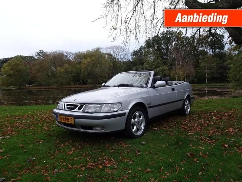Grijs Occasion 2002 Saab 9-3 Cabriolet Anniversary Cabriolet | € 4.500 (Goede deal) - Afbeelding 1/4